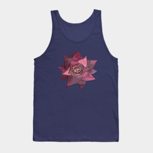 Cute Succulent Art Tank Top